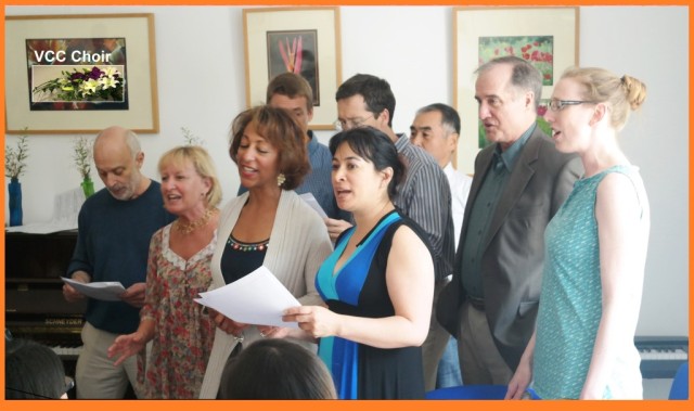 “Singing together fosters a sense of community.“