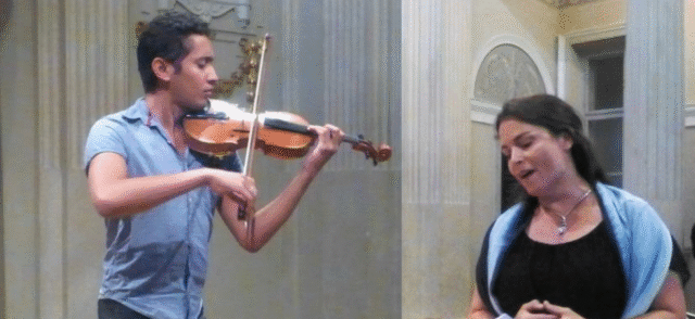 violinist, singer, soprano, violin church