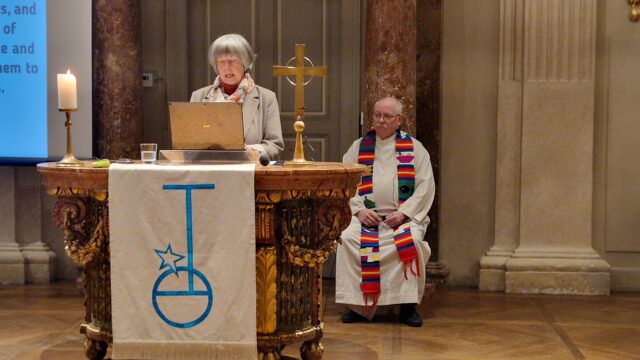 a woman reading scripture