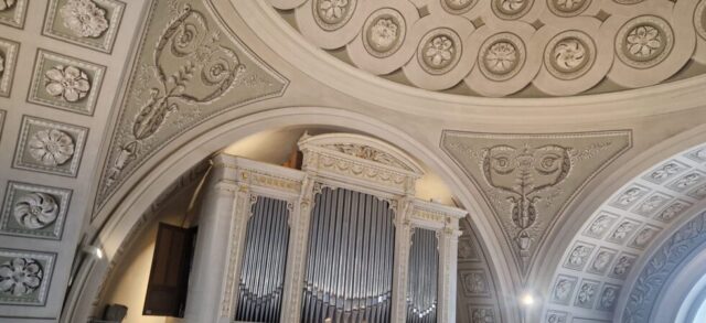Inside of church building